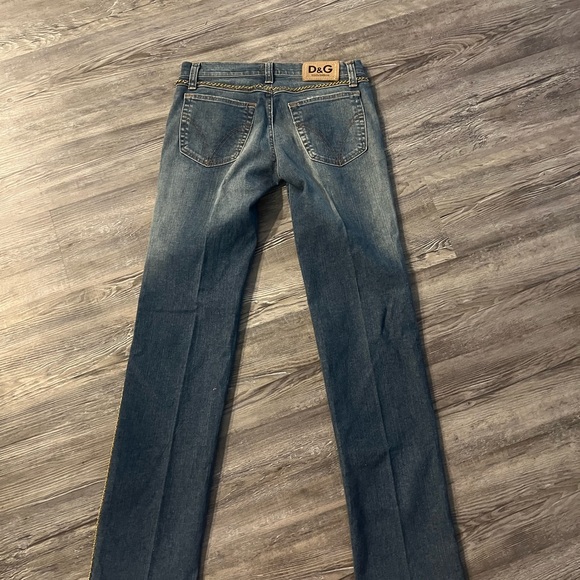 D&G Dolce & Gabbana Women's Jeans Chain  Italy Size 30 - Picture 2 of 11